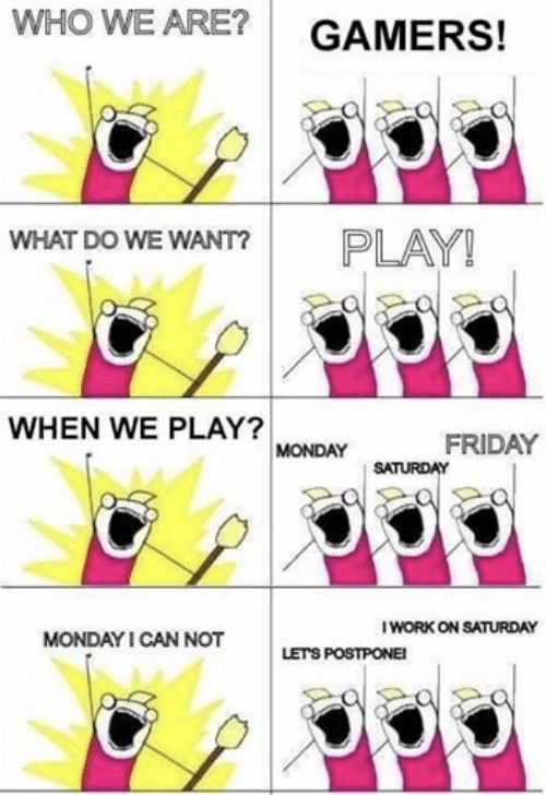 When we play? cartoon